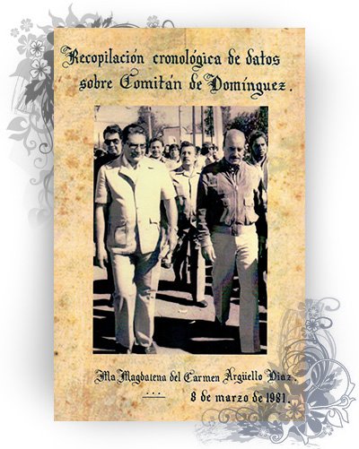 portada del libro recopilacion cronologica comitan